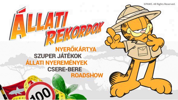 Rekordokat dönt Garfield